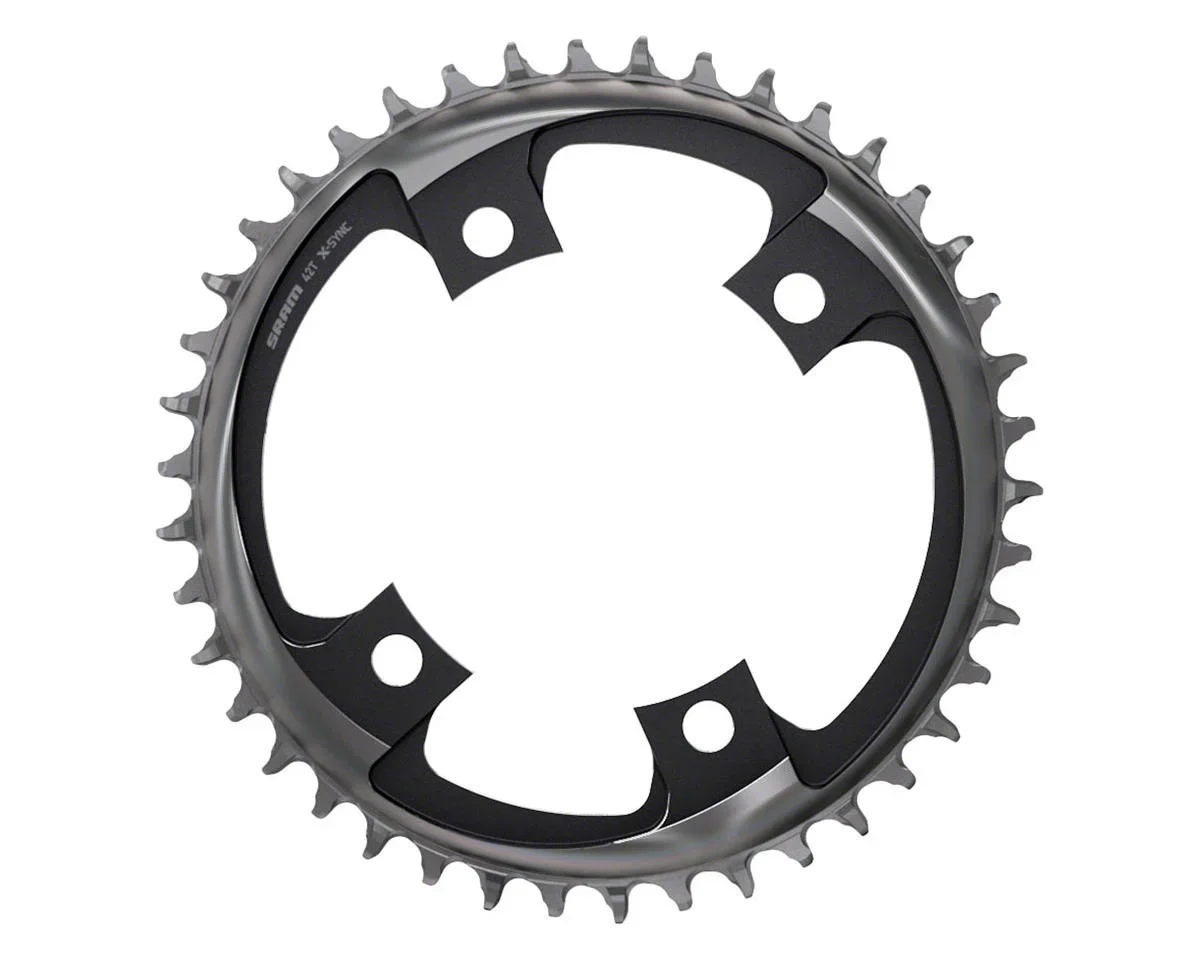 SRAM 107mm BCD x 4-Bolt 1 x 12-Speed X-Sync Chainring (Polar Grey) (40T)